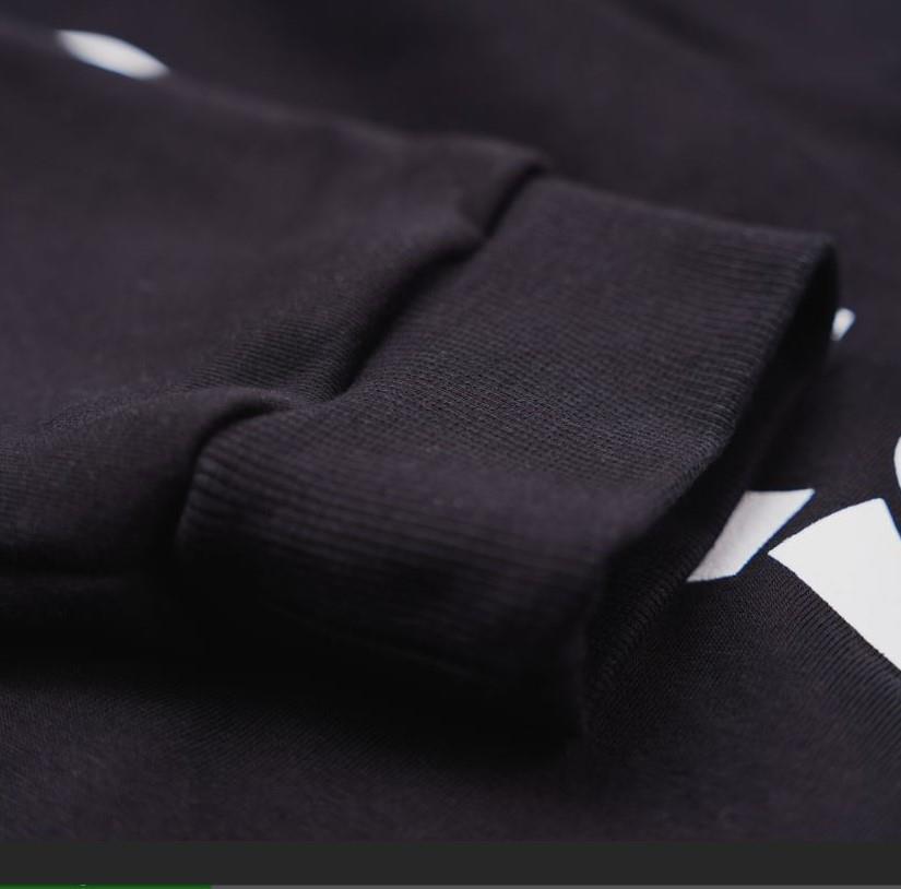 SOLLSO. Premium Hoodie "Pure Logo Big" Farbe Dark Black, Größe 4XL