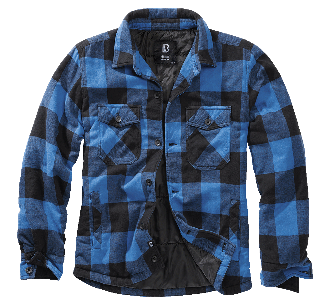 Brandit Lumberjacket blau/schwarz, Größe 3XL