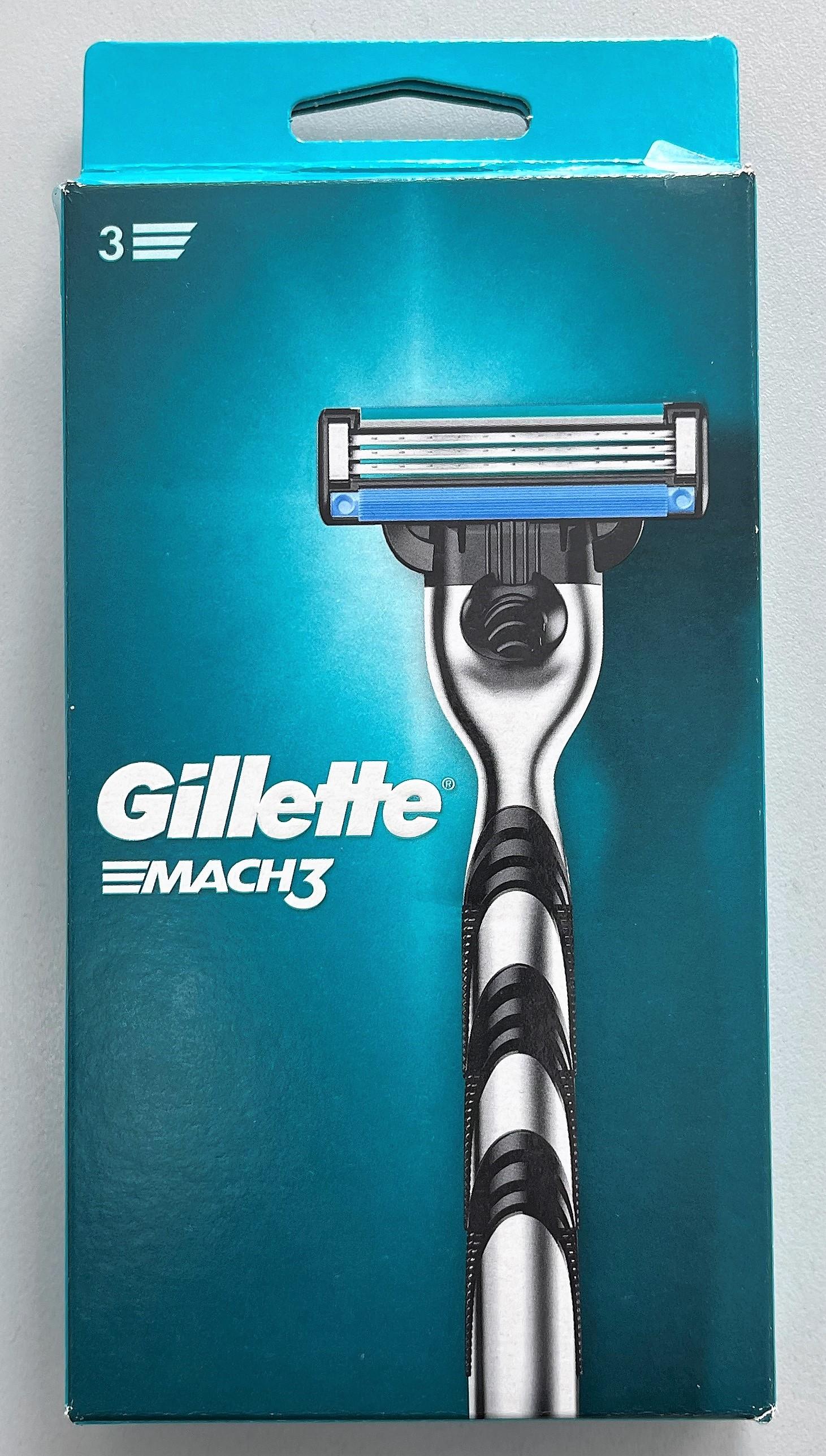 Gillette Mach3 Rasierer + Klinge