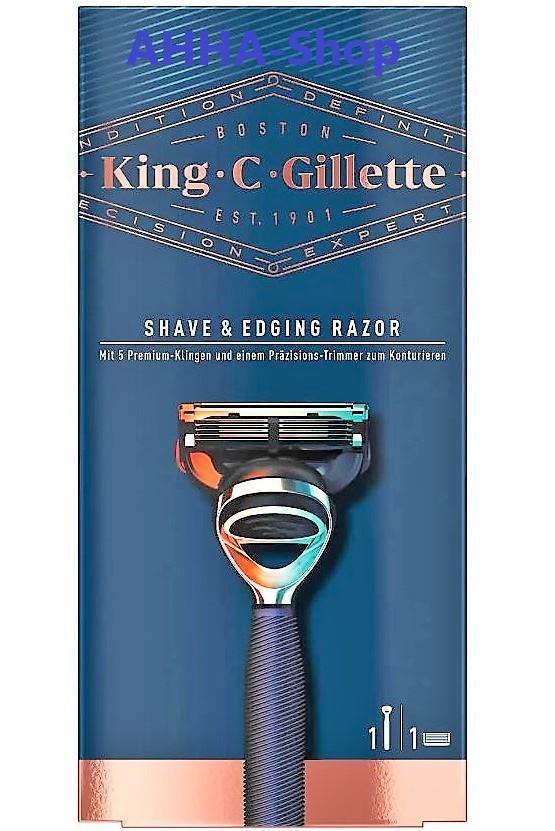 King C. Gillette Bartrasierer Marineblau