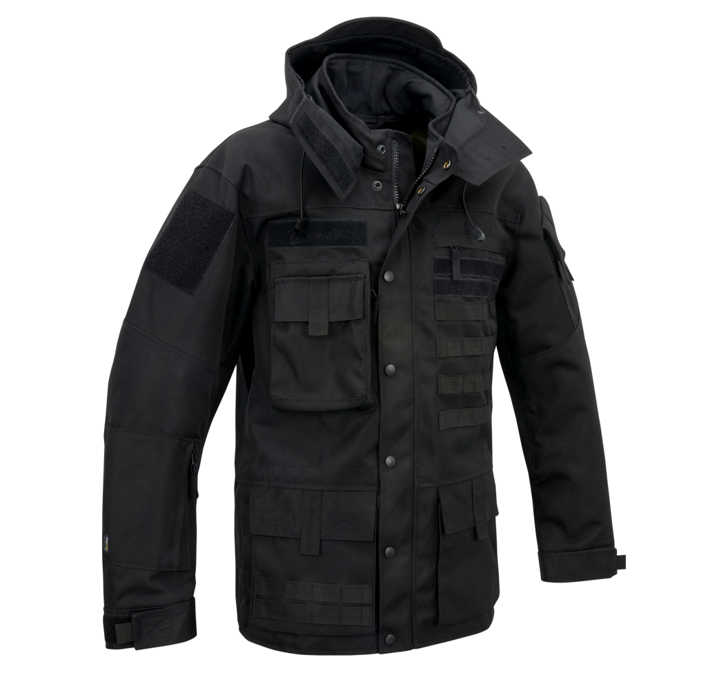 Brandit Performance Outdoorjacket schwarz, Größe 4XL