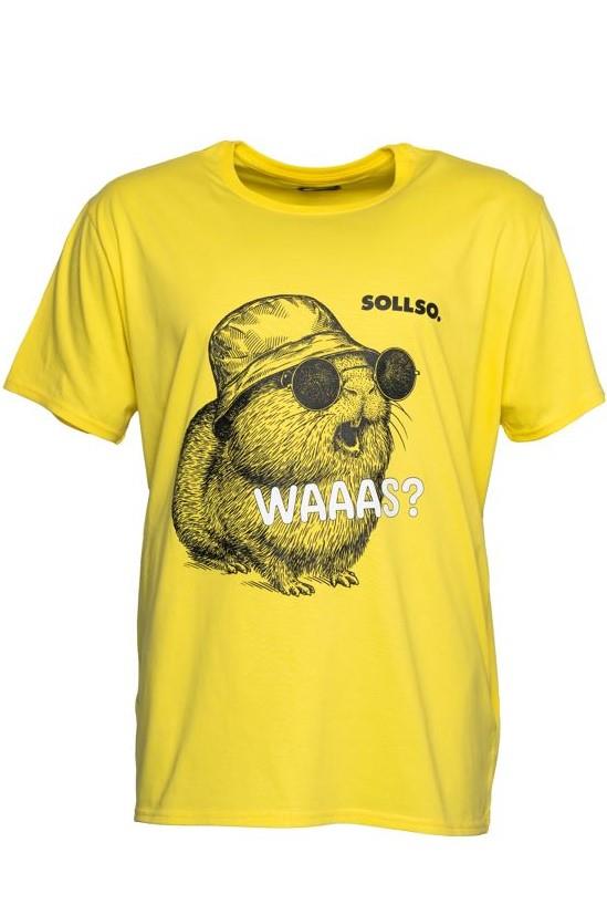 SOLLSO. T-Shirt "Guinea Pig" Farbe Summer Sun, Größe M