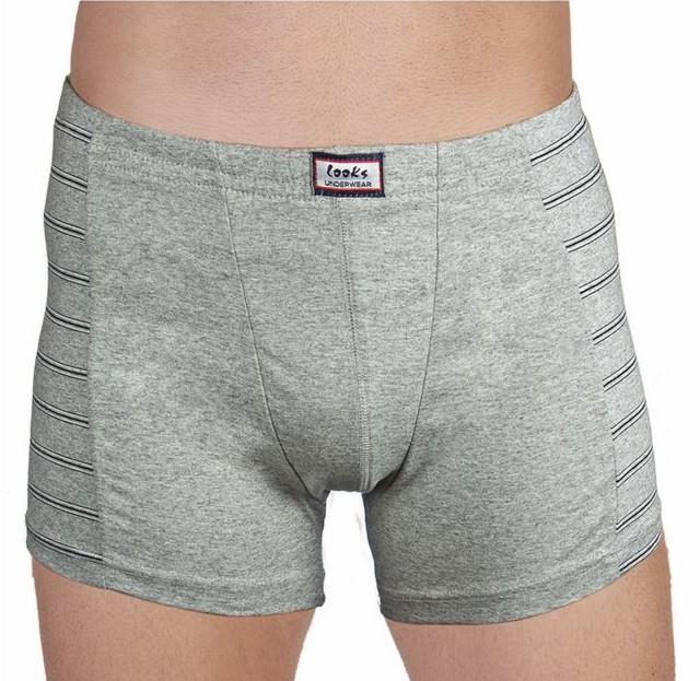 Herren Boxershort Graumelange 2er Pack, Gr. 10