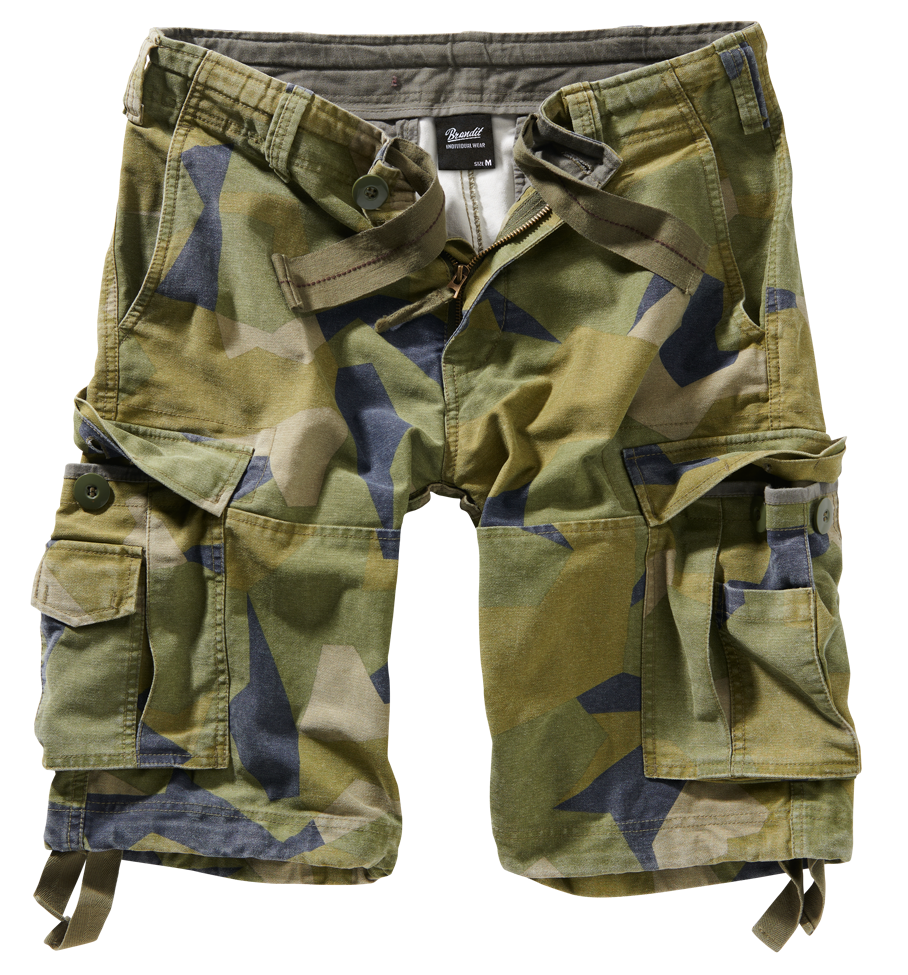 Brandit Vintage Classic Shorts Farbe swedish camo, Größe 6XL